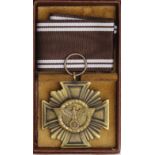 German NSDAP LS&GC Bronze cross in box.