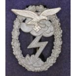 German Luftwaffe Ground Assault badge for the Herman Goring Division mostly, in fitted case