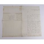 Lord Commissioners of the Admiralty 1809 letter from Vice Admiral Geo Campbell 'No sick soldiers can