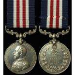 Military Medal GV to 19130 Pte H Goodfellow 11/Suffolk Regt. MM L/G 2/11/1917. Schedule No 108841.