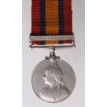 QSA with Transvaal clasp renamed to G Venables, OLD. SIG. HMS Gibraltar. Medal very polished. Sold