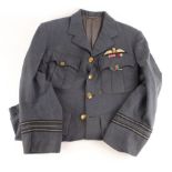 RAF WW2 AFC winners officers pilots service jacket.