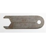 German SS SA NSKK top nut spanner, maker marked.