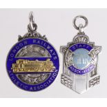 Railway medals (2) comprises Great Western Railway Staff Assoc. silver medal for the 1938 Fur &
