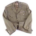 East Lancashire Regiment Officer's Service Dress WW1 Uniform Jacket to Captain Frank Powell dated