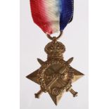 1915 Star to S-7087 Pte G Callaghan R.Highlanders. Killed In Action with the 1st Bn on 9/5/1915.