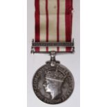 Naval General Service Medal GVI with Palestine 1936-1939 clasp (KX.85561 F Barber STO.1.RN),