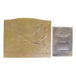 Suffolk Musical Festival bronze Plaque/Medal - back reads Class 32, Sec. II, Tenor Solo, Mr. R.C.