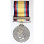 Iraq Medal 1991 with bar, WEM (R) 1, J.Tollan D2221678 RN
