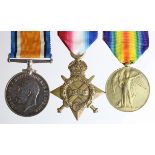 1915 Star Trio to 28603 Pte E A Cooke 18th Hussars, entitled to the Military Medal. L/G 27/6/1918.