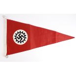 German 1937 Labour Front Pennant.