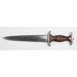German SA dagger with erased Rohm inscription without scabbard, probably made from parts