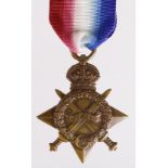 1915 Star named 1897 Pte J R Brown 21-London Regt. Commissioned into the 9/Oxf & Bucks L.I. 17/11/