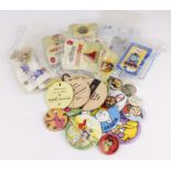 Badges, various (comprises 42 enamel types, 17 tin badges and 4 card Race Passes) - 63 items approx.
