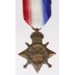 1915 Star named to 958 Pte E Jones R.W.Fus. (1)