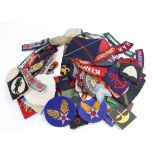 Cloth Badges: British Army collection of Formation Signs, Shoulder Titles and Rank Slides WW2 and