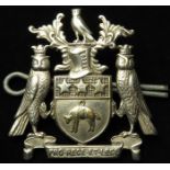 Badge, Leeds Pals (possibly), silver plated, made by Firmin, London - very good quality badge