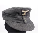 German Nazi SS M43 cap. Mothing noted