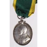 Territorial Force Efficiency Medal GV named (864 Sjt J Soan 1/Lond R).