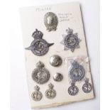 Police Badges - interesting lot inc Air Ministry Constabulary, Birmingham Merit Badge 'Forward &