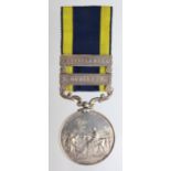 Punjab medal 2x bars Goojerat & Chillianwala named J.Morris 24th Regt, John Morris 2227, was born