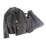 WW2 pattern WRNS uniform jacket with skirt, with kings crown buttons no makers label.