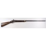 Fowling Piece - a large and impressive Fowling piece converted from flintlock circa. 1830. Heavy