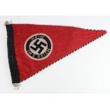 German "Heim Ins Reich" Pennant, service wear