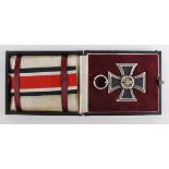 German Iron Cross 2nd class an unofficial SS Variant in fitted case