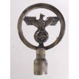 German Pennant car Eagle top for the Army or Political