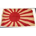 Japan a Rising Sun Battle Flag approx 5x3 feet