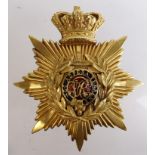 Helmet Plate - Sandhurst Military College, QVC