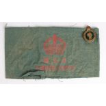 Womans Land Army Timber Corps armband and pin badge. (2)