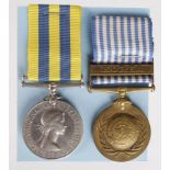 Korea Medal (BRITT: OMN) named 22664158 Pte G Ellison B.W. With UN Korea Medal. (2)