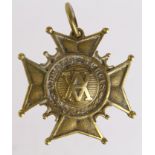 Swedish gilt metal Grand Order of the Amaranth Medal - no ribbon