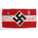 German Hitler Youth armband and 2x badges.