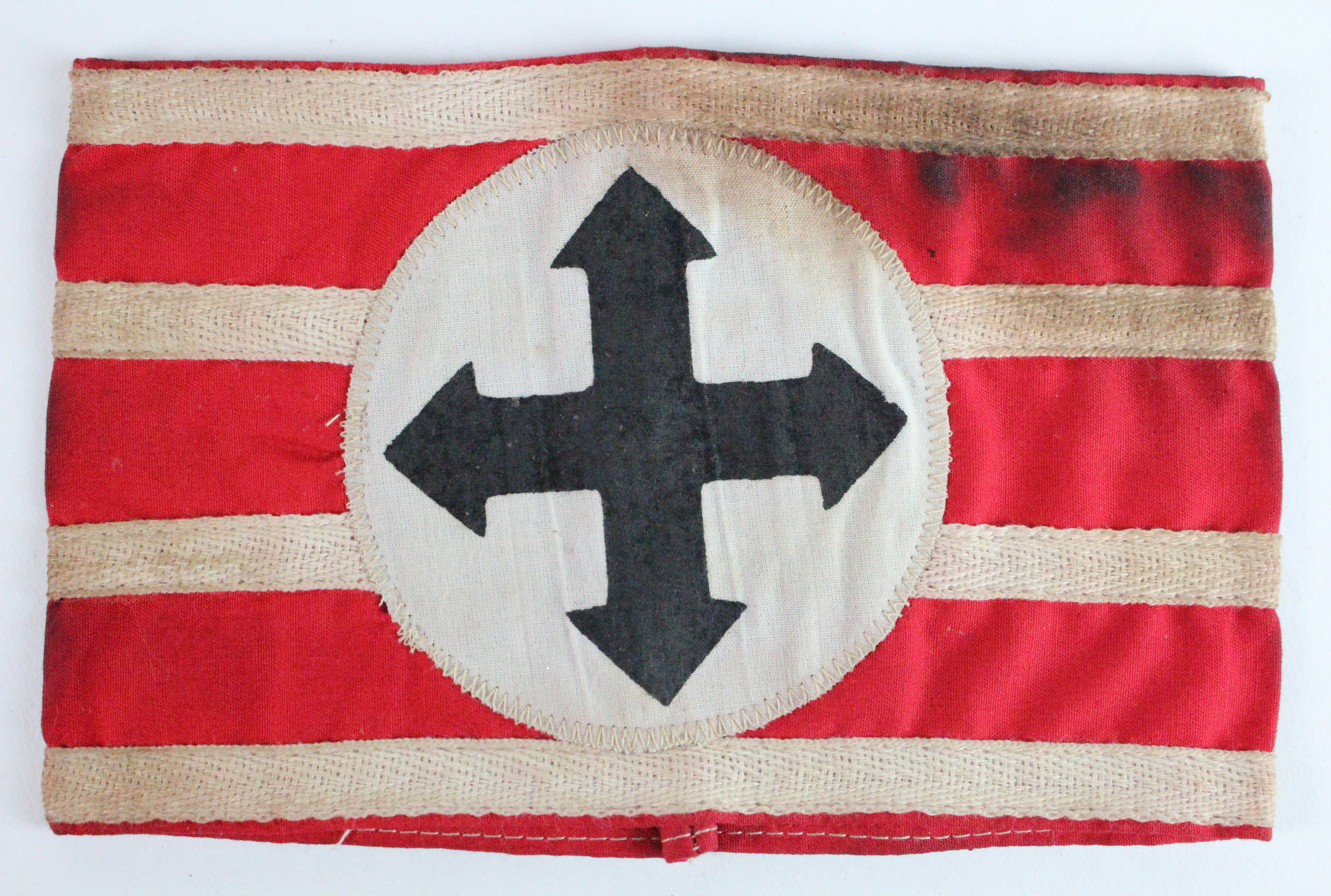 German Axis Hungarian Cross of Iron armband, service wear