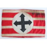 German Axis Hungarian Cross of Iron armband, service wear