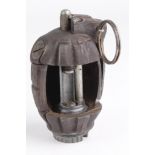 Grenade scarce WW2 mills no 36 section hand grenade used for demonstration purposes.