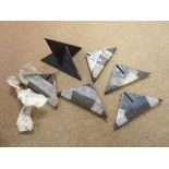 WW2 French resistance 2 part caltrops. They could be carried by a group of individuals and