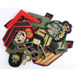 Cloth & Metal Badges: Royal Marines & Royal Marines Band Service a collection of shoulder titles,