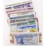 World (25), a high grade collection comprising Angola, Egypt (replacement note), Estonia, France,