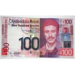 Scotland, Clydesdale Bank 100 Pounds dated 7th June 2009, signed David Thorburn, serial W/HS