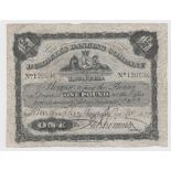 Isle of Man Dumbell's Banking Company 1 Pound dated 14th November 1899, LAST DATE of issue, serial