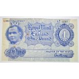 England, Royal Mint of England 1 Pound, King Anthony 'Fantasy' note, issued by Anthony William