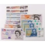 Bank of England (11), a collection of Uncirculated notes comprising Somerset 10 Pounds 1987 (2), 5
