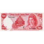 Cayman Islands 10 Dollars dated 1974 (issued 1981), scarce 'Z/1' prefix REPLACEMENT note serial Z/