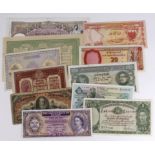 World (11), good range of notes comprising Bangladesh 100 Taka issued 1972 FIRST RUN prefix AA/1,