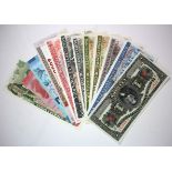 Costa Rica (12), including 1 Colon unsigned remainder dated 1917, 1000 Colones dated 2003 & 2009,