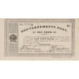 South Africa 1 Pound dated 1st April 1901, Gouvernments Noot Een Pond, Pietersburg issue, these